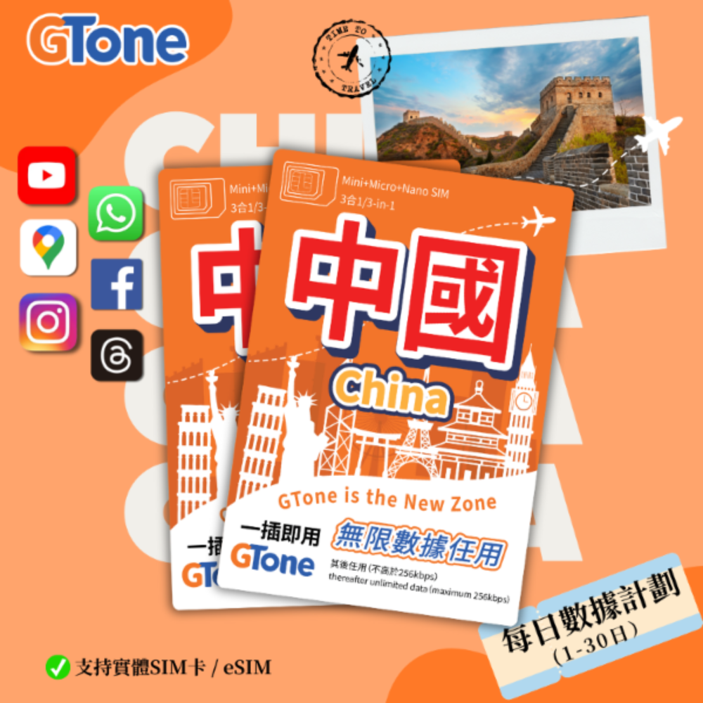 中國內地每日數據卡